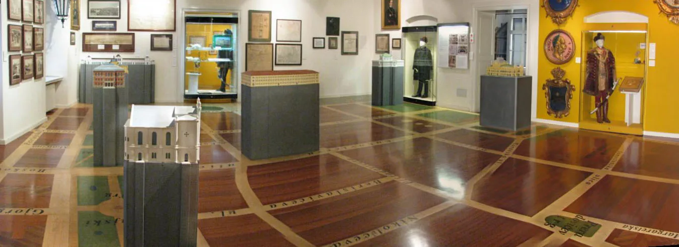 Lower Town city model displayed inside Zagreb City Museum