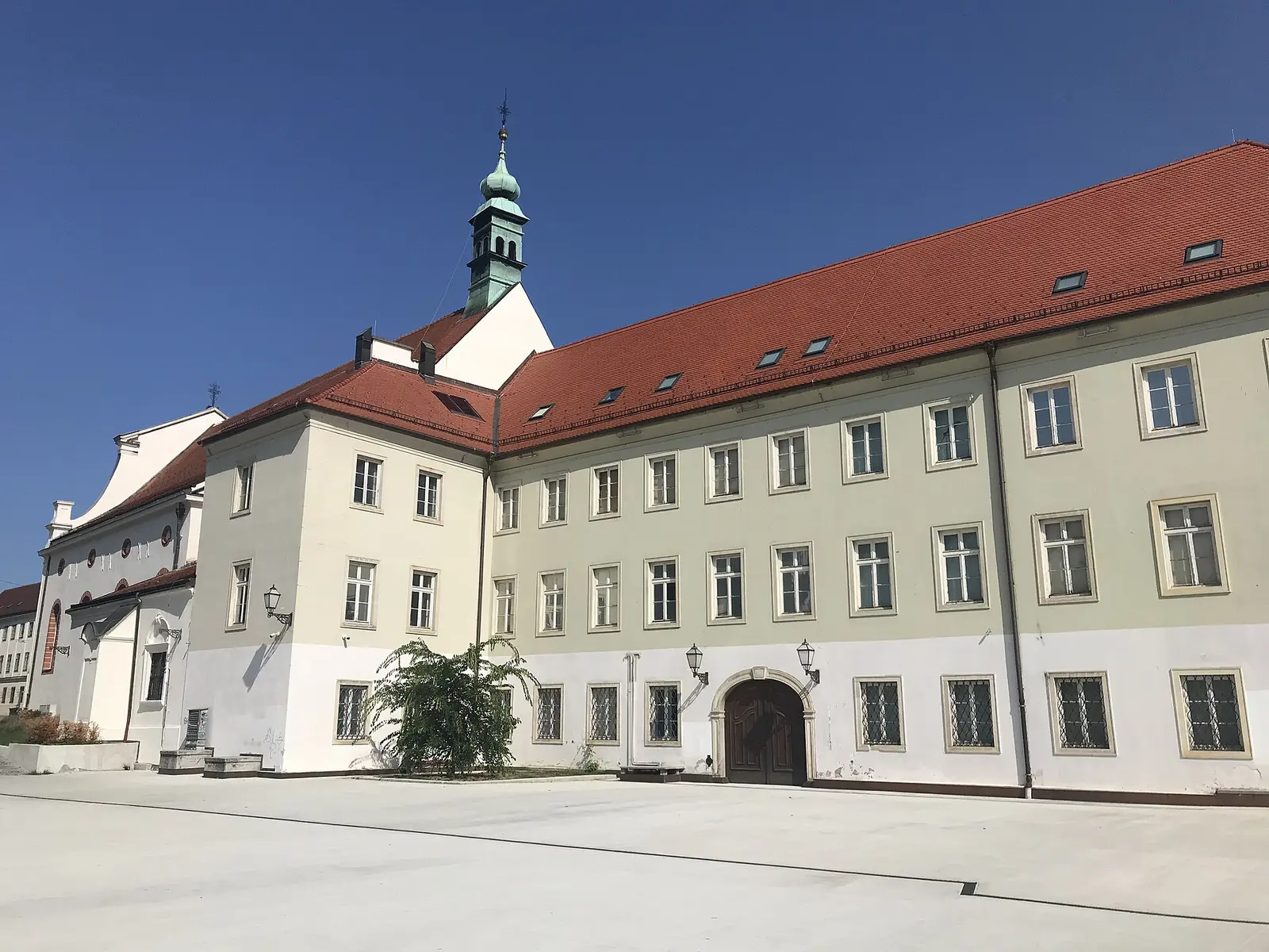 Side and former monastery range beside St Catherine Church Zagreb