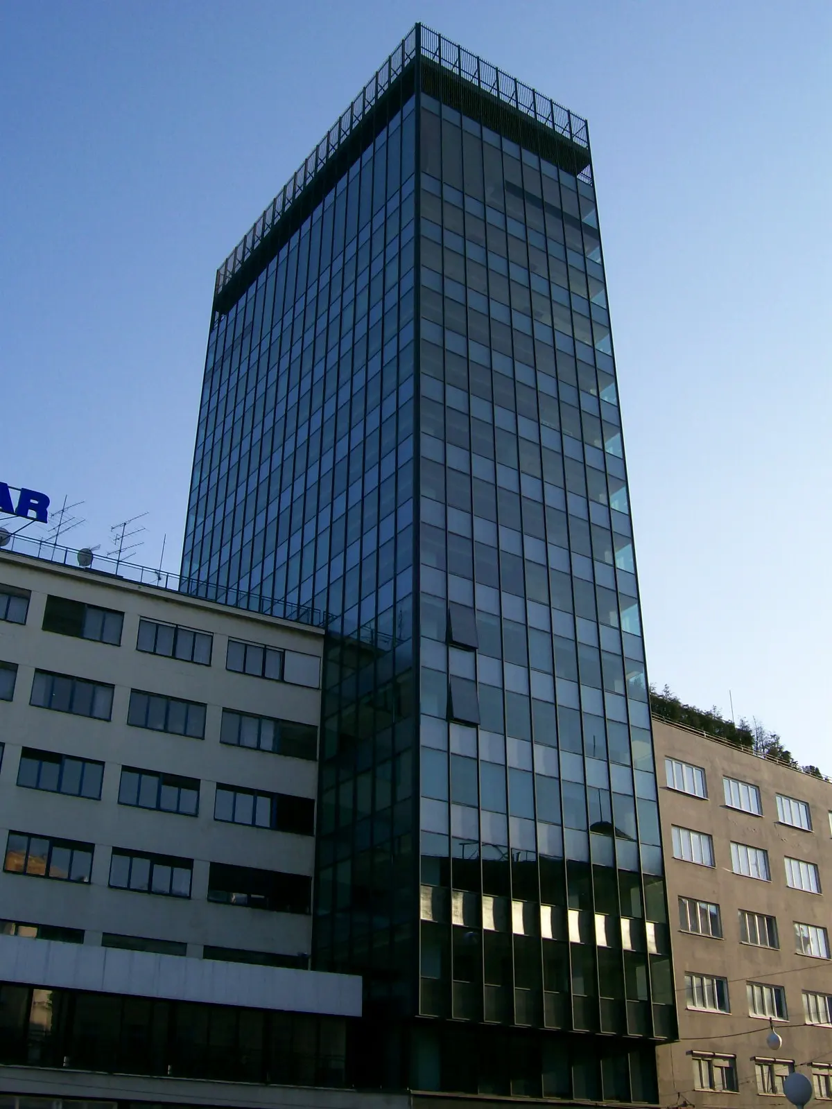 Ilica skyscraper that formerly housed Zagreb 360 viewpoint